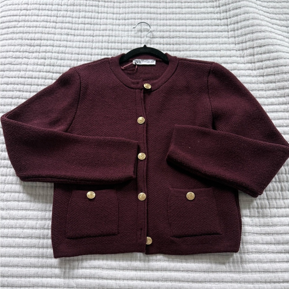 Zara Cardigan with Gold Buttons